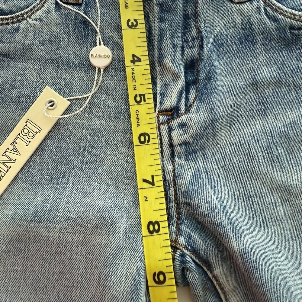 Anthropology Blank NYC Medium Wash Skinny Classique  Low rise  Size 27 NWT - Picture 6 of 9